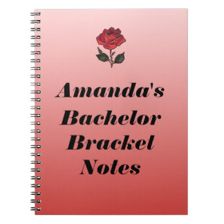 Bachelor Bracket Notes Notebook