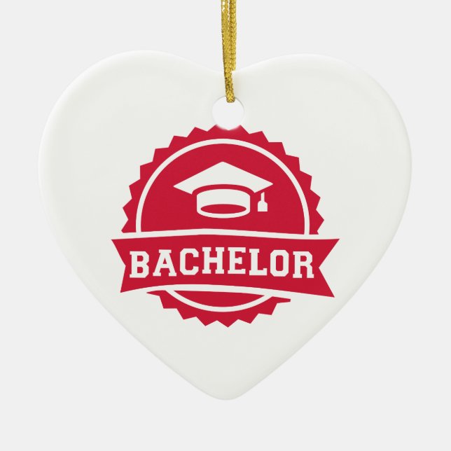 Bachelor Ceramic Tree Decoration (Front)