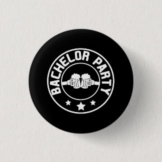 Bachelor Party 3 Cm Round Badge