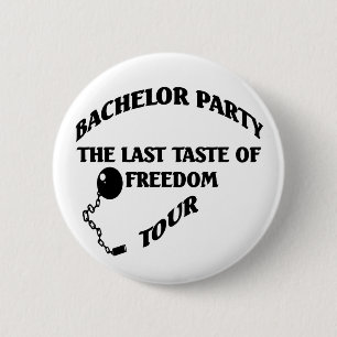 Bachelor Party 6 Cm Round Badge