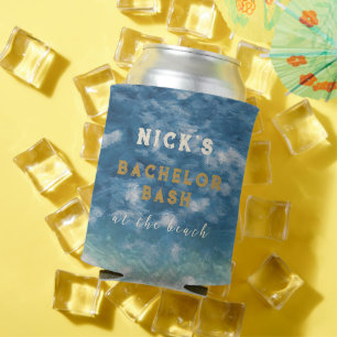 Bachelor Party   Bachelor Bash at the Beach Can Cooler