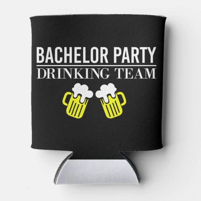 Bachelor Party Bachelor Party Drinking Team Gift Can Cooler (Front)