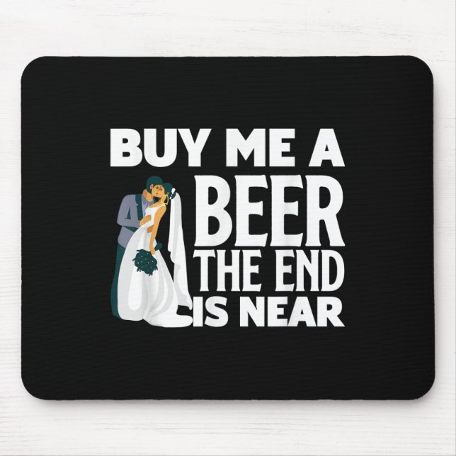 Bachelor Party Bachelorette Party Groom Bride  Mouse Pad (Front)