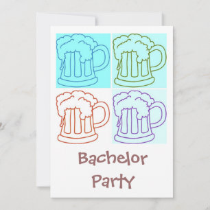 Bachelor Party Beer Invitation