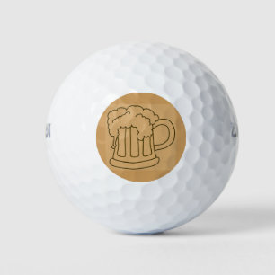 Bachelor Party Beer Mug Golf Balls