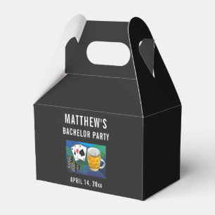 Bachelor Party Beer Poker Wedding Favour Box