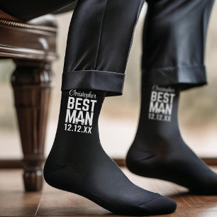 Bachelor Party Best Man Wedding Socks