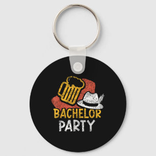Bachelor Party Bride Groom Team _3  Key Ring