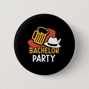 Bachelor Party Bride Groom Team 6 Cm Round Badge