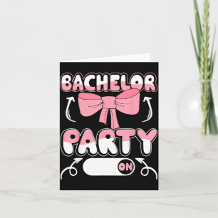Bachelor Party Crew Groomer Wedding Groom Funny Card