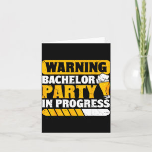 Bachelor Party Crew Groomer Wedding Groom Funny Card