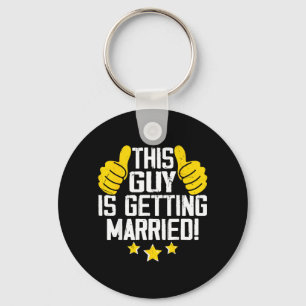 Bachelor Party Crew Groomer Wedding Groom Funny Key Ring