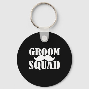Bachelor Party Crew Groomer Wedding Groom Funny Key Ring