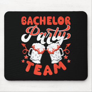 Bachelor Party Crew Groomer Wedding Groom Funny Mouse Pad