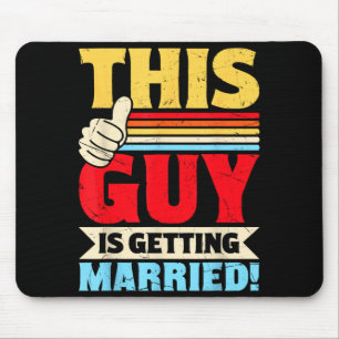 Bachelor Party Crew Groomer Wedding Groom Funny Mouse Pad