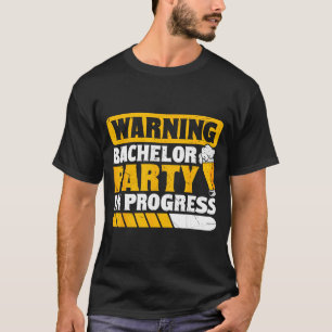 Bachelor Party Crew Groomer Wedding Groom Funny T-Shirt