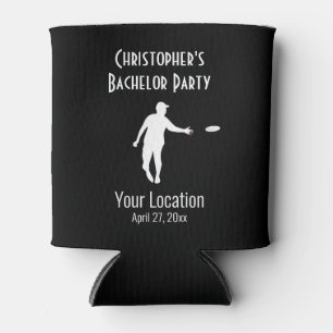 Bachelor Party Disc Golf Wedding Favour Can Cooler