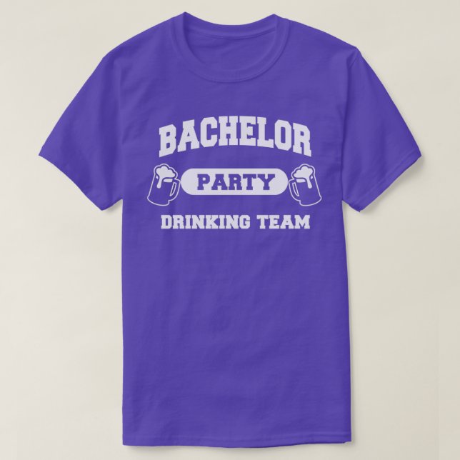 Bachelor Party Drinking Team 14 T-Shirt (Design Front)