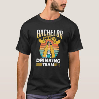 Bachelor Party Drinking Team Groom Bride Premium T-Shirt