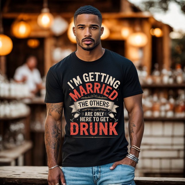 Bachelor Party Drinking Team Groom Design T-Shirt (Creator Uploaded)