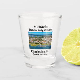 Bachelor Party Favour Charleston Weekend Trip Shot Glass