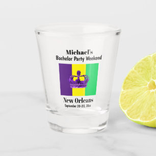 Bachelor Party Favour New Orleans Guys Trip Shot Glass