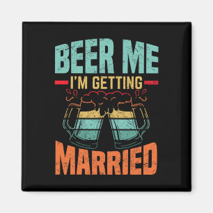 Bachelor Party Fiance Engagement For Groom Magnet