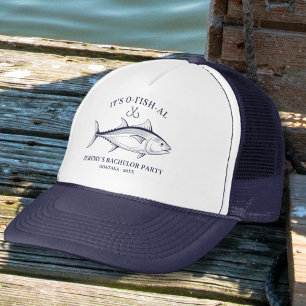 Bachelor Party Fishing Trip Custom Trucker Hat
