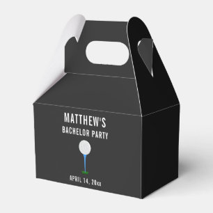 Bachelor Party Golf Ball Wedding Favour Box