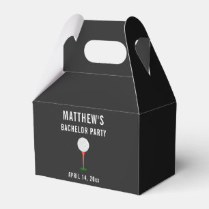 Bachelor Party Golf Ball Wedding Favour Box