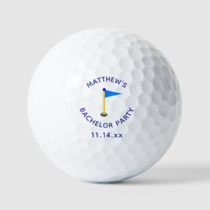 Bachelor Party Golf Hole Golfer Wedding Favour Balls