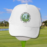 Bachelor Party Golfer Name Last Swing Trucker Hat<br><div class="desc">An appropriate gift in so many ways for a bachelor party.  If you have any design questions or a special request,  please send a chat or an email to: charmdesignstudio@rcn.com and we'll be delighted to assist.</div>