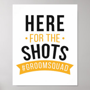Bachelor Party Groom Engagement Wedding Marriage G Poster