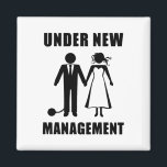 Bachelor Party Groom Stag Do Wedding Funny New Man Magnet<br><div class="desc">Bachelor Party Groom Stag Do Wedding Funny New Management</div>
