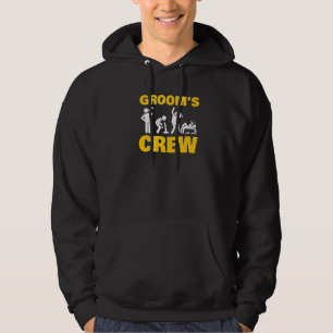 Bachelor Party Grooms Crew Stag Wedding Party Mens Hoodie