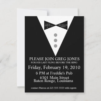 Bachelor Party Invitation