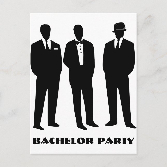 bachelor party invitation,groom shower invitation (Front)