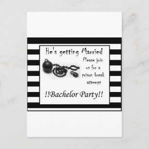 Bachelor party invite - prison break