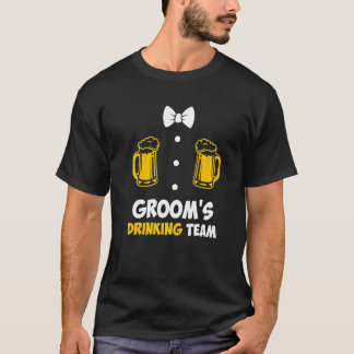 Bachelor party men team groom wedding  1 T-Shirt