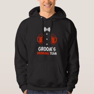 Bachelor party men team groom wedding hoodie