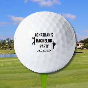 Bachelor Party Name Date Golf Balls