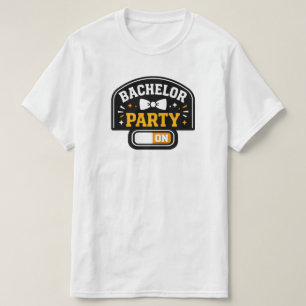 Bachelor Party On – Modern Unisex T‑Shirt T-Shirt