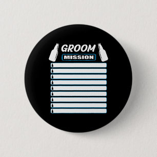Bachelor Party Outfit With Checklist - Bachelor Pa 6 Cm Round Badge