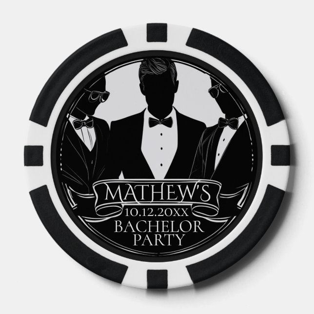 Bachelor Party Poker Chip (Front)