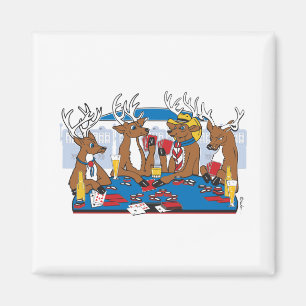 Bachelor Party Poker in Vegas Magnet