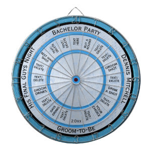 Bachelor Party Regulation Dart Board