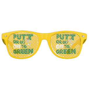 Bachelor Party Scramble Putt Or Get Off The Green Retro Sunglasses