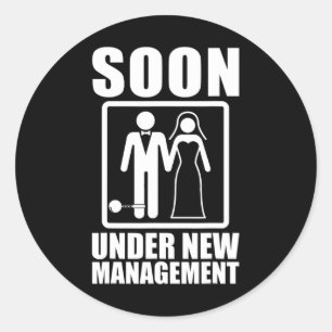 Bachelor Party Shirts For Men2 Classic Round Sticker
