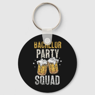 Bachelor Party Squad Bride Groom Team _4  Key Ring