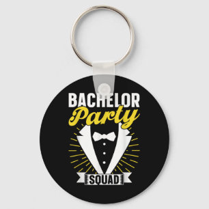 Bachelor Party Squad Groom Bride Team Bachelor Key Ring
